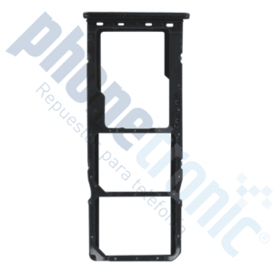 BANDEJA DUAL SIM Y MICRO SD PARA XIAOMI REDMI 9 NEGRO