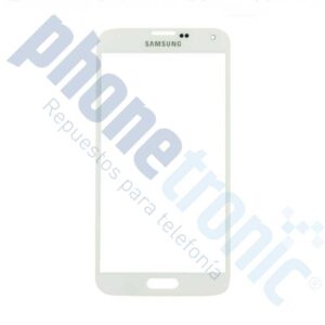 CRISTAL FRONTAL PARA SAMSUNG S5 BLANCO