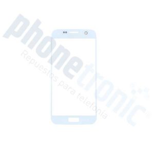 CRISTAL FRONTAL PARA SAMSUNG S7 EDGE BLANCO