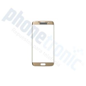 CRISTAL FRONTAL PARA SAMSUNG S7 EDGE ORO