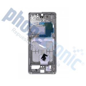 MARCO DE PANTALLA PARA SAMSUNG S21 ULTRA PLATA