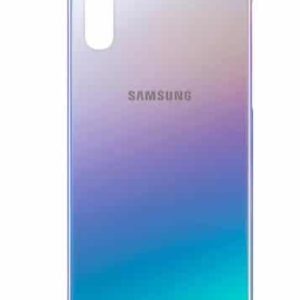 TAPA TRASERA PARA SAMSUNG NOTE 10 N970 PLATA AURA GLOW