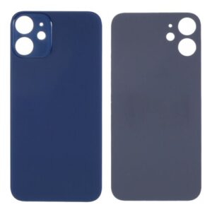CRISTAL TRASERO DE FACIL INSTALACION PARA IPHONE 12 AZUL